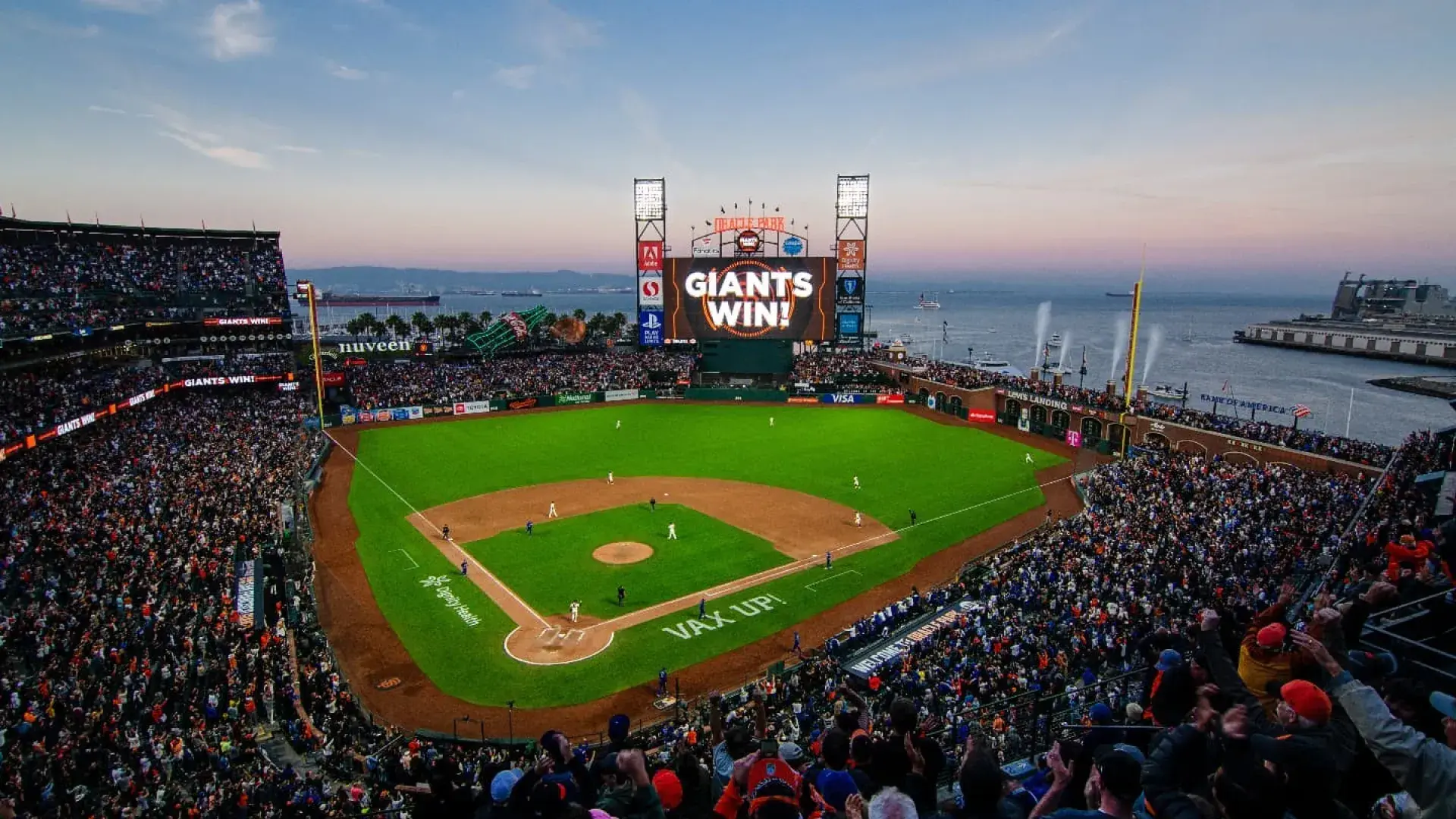 Giants game in San Francisco